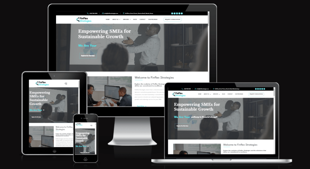 Finflex Strategies Mockup