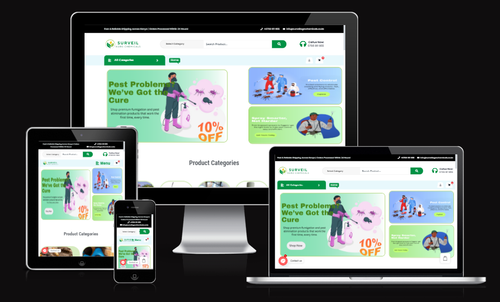 Surveil agrochemicals mockup